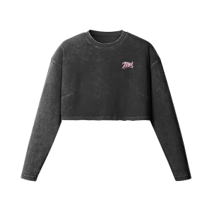 Crop Top Schwarz