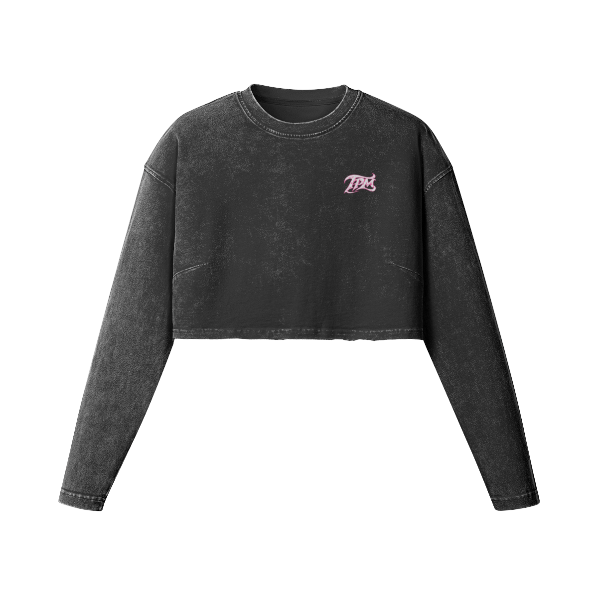 Crop Top Schwarz